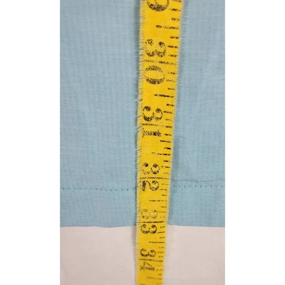 Duluth Trading Co Womens 4X Blue Heirloom Gardening Shirt 3237-97 Pockets Vented - Picture 4 of 7